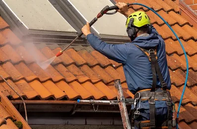 Démoussage et hydrofuge de toiture à Mandagout
